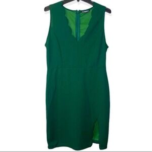Shein‎ V-Neck Green Mini Dress​​